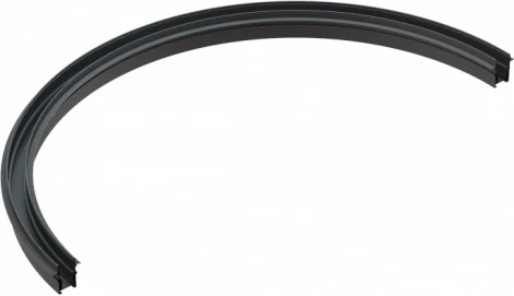 Радиусный встраиваемый элемент магнитного шинопровода iLedex Vision48/22 4822-1/2-D600-BK