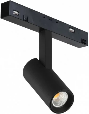 Трековый магнитный светильник 48V iLedex Vision48/22 4822-005-D34-8W-40DG-4000K-BK (круглые)