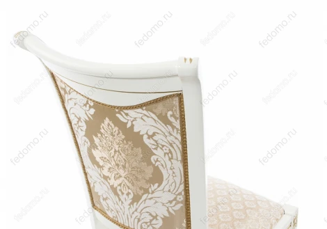 Стул Woodville Mariano молочный с патиной 438326