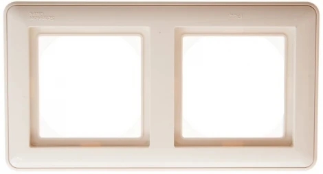 Рамка на 2 поста (слоновая кость) IP44 Systeme Electric W59 KD-2B-28