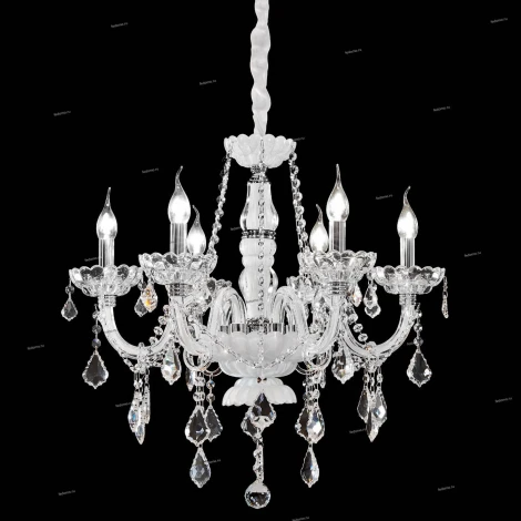 Подвесная люстра Citilux Финка CL353161 (220V, на цепи, подсвечник, свеча)