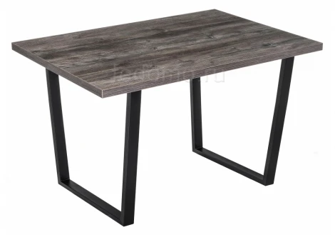 Стол Woodville Эльпатия 110 дуб рошелье / черный матовый 420991