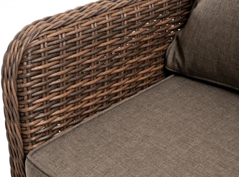 "Прованс" диван из искусственного ротанга трехместный, цвет коричневый 4SIS арт.УТ-00006463