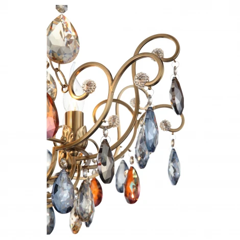 Подвесная люстра ST Luce Vianeta SL421.303.08 (220V, на цепи, свеча, круглые)