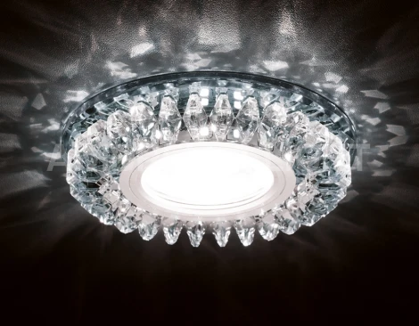 Встраиваемый точечный светильник Ambrella Декоративные Кристалл Led+mr16 S220 CH