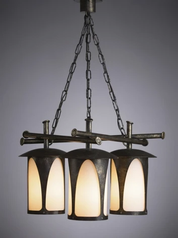 Уличный светильник подвесной Русские фонари Borneo 160-93/bg-02 (220V, ковка, на цепи)