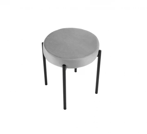 Табурет M DikLine, B22 GREY, ножки черные арт.00-00079837