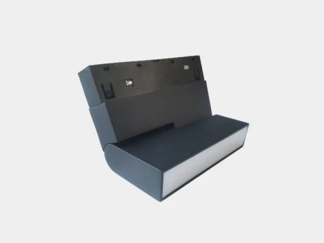 Трековый светильник магнитный, светодиодный, черный, 6Вт, 48V IP20, 3000К Lumker SY-LINK SY-LINK-FLMT-BL-6-WW