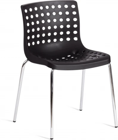 Обеденный стул Tetchair SKALBERG (Металл,Пластик/Черный,Хром)