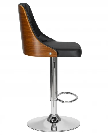 Стул барный MARTIN (цвет черный PU ABA 001)