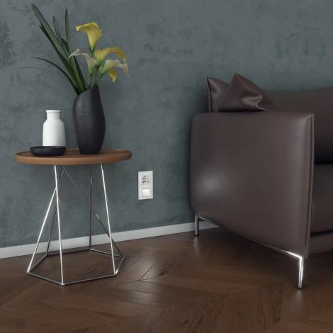 Рамка на 2 поста Favorit (белый матовый,стекло) Werkel W0021105 (a051289)