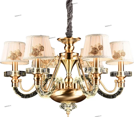 Подвесная люстра IDLamp Domenica 402/6-LEDOldbronze