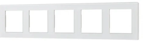 Рамка стеклянная FRM-GLARE-GS-5-WH (Arlight) 043805