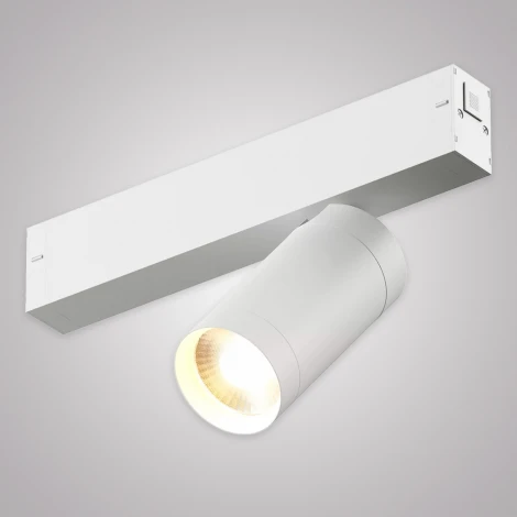 Трековый светильник однофазный светодиодный 220V 20W AM Group SMART CYLINDER AM527 WH-220V-20W SMART