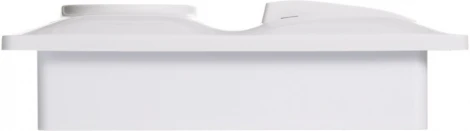 Розетка встраиваемая без заземления с одноклавишным выключателем (белый) Systeme Electric Glossa GSL000160