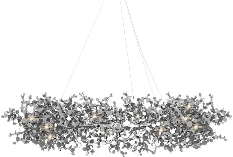 Подвесная люстра Loft It Spark 10101/1000 Chrome (220V, на тросе, лепестки)