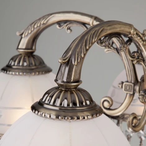 Подвесная люстра Eurosvet 22823 22823/5 античная бронза