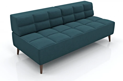 Диван Arsko Нельсон голубой велюр