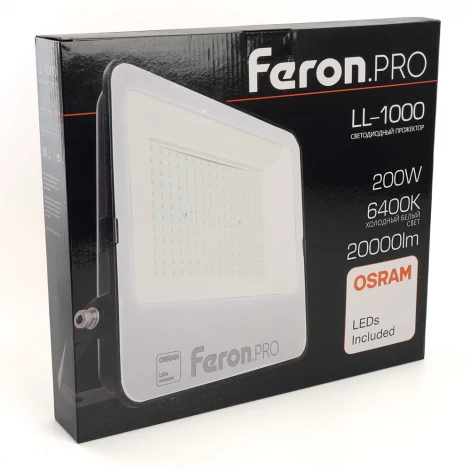 Прожектор уличный светодиодный Feron LL-1000 51016 (220V, IP65)
