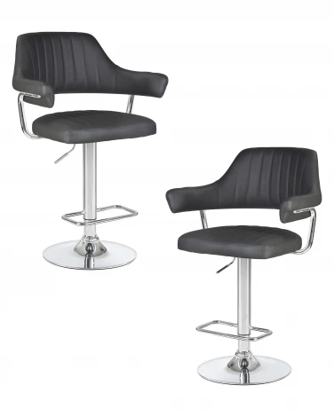 Набор 2 шт стул барный DOBRIN CHARLY (серый)