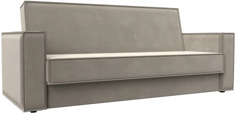 Диван-книжка Куба (Бежевый/Микровельвет) Лига Диванов арт.122045