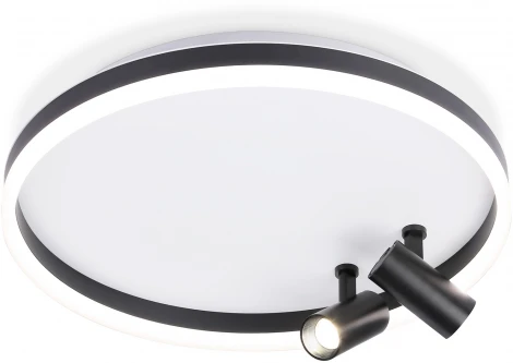 Потолочный светильник круглый светодиодный Ambrella Comfort FL5113 (регулировка яркости, 220V, пульт управления, круглые)