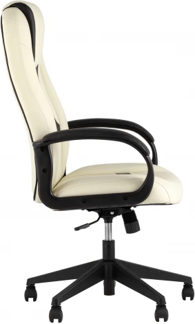 Кресло игровое TopChairs ST-CYBER 8 белый/черный УТ000035040