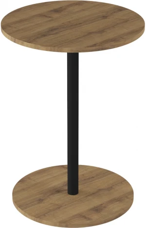 Стол журнальный Кат дуб вотан/черный Mebelik арт.008951