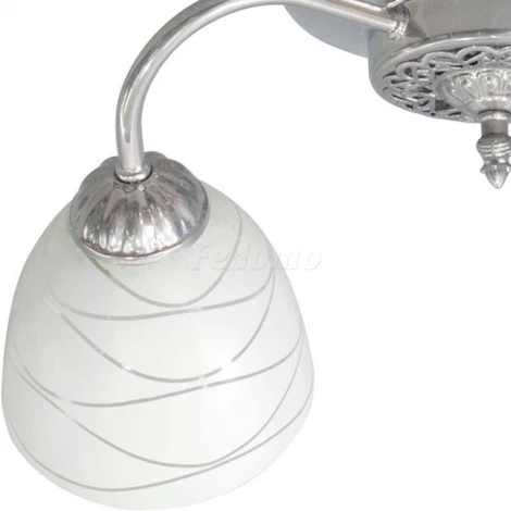 Люстра потолочная Day&Night, 2 плафона, хром с белым