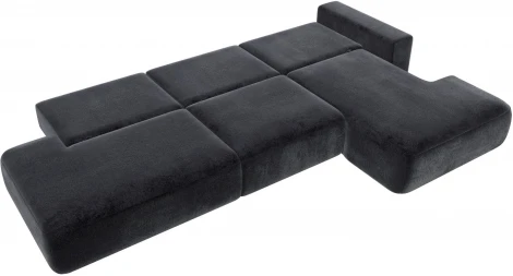 Диван угловой Лига-036 НПБ Модерн Лонг правый угол Лига Диванов (Велюр) арт.127763