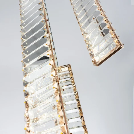 Подвесной светильник светодиодный хрустальный Modelux MODESTYLE MS.88909.3R GD