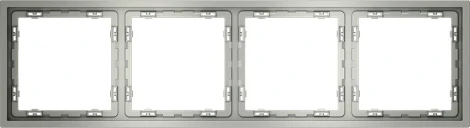 Рамка на 4 поста (сталь) Voltum S70 VLS100405