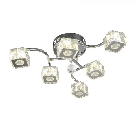 Потолочная люстра Максисвет 1645 1-1645-6-CR Y LED