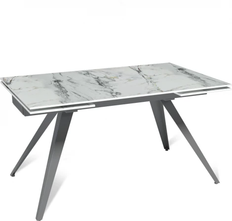 Стол раскладной Asti (140+40+40), керамика глянцевая Ice Jade Top Concept арт.21881