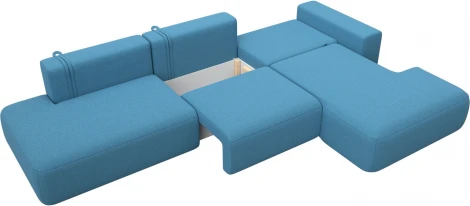 Диван угловой Лига-036 НПБ Модерн Лонг правый угол Лига Диванов (Рогожка) арт.125471