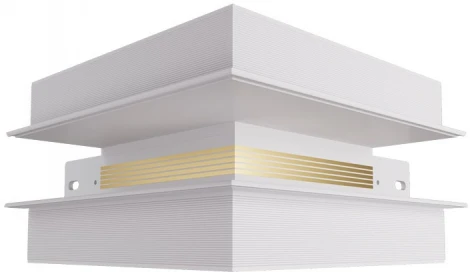 Внешний угол-соединитель для встраиваемого магнитного шинопровода Donolux Magic track Outter corner DLM01W Sp (24V)