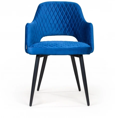 Стул с подлокотниками William, бархат кобальтовый Top Concept WILLIAM 2000000000664K