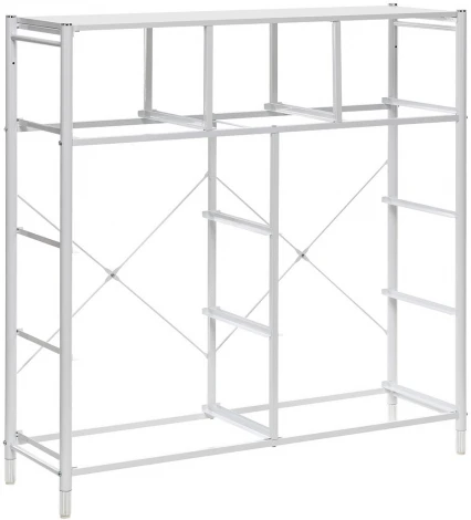 Комод Leset Нирита/Хайди, 9 ящиков, Белый (Сталь,Экокожа/Белый) арт.2500000209765