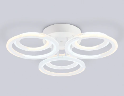 Потолочная люстра светодиодная на штанге с пультом Ambrella ACRYLICA FA8943 (регулировка яркости, 220V, кольцо)