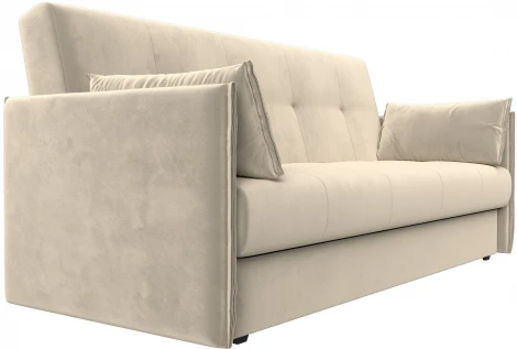 Диван-книжка Лига-018 (Бежевый/Микровельвет) Лига Диванов арт.117851