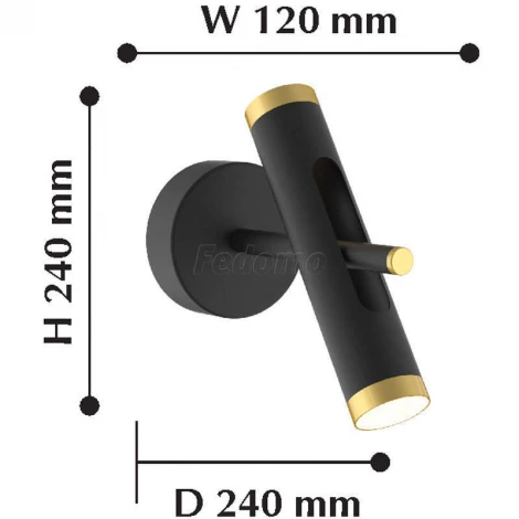 Бра Favourite Duplex 2324-2W (LED, 220V, выключатель)