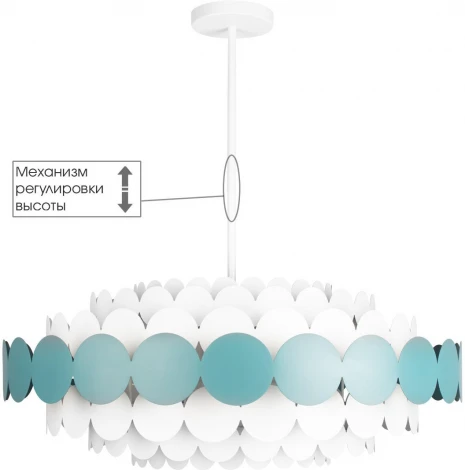 Потолочная люстра на штанге Loft It Juicy 10310/M Blue