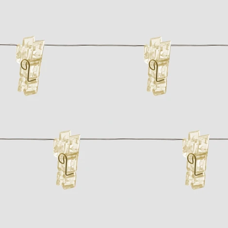 Гирлянда линейная Feron CL574 41652 Прищепки, статичная, 4,5м USB 2700K