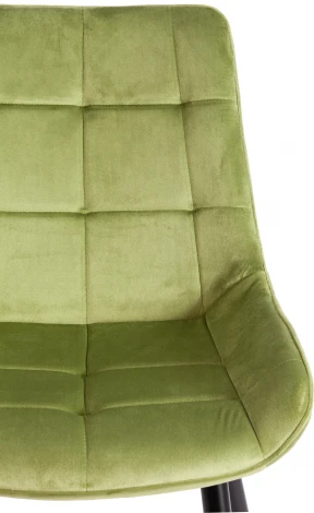 Обеденный стул Tetchair ABRUZZO (Металл,Вельвет/Зеленый,Черный) 19234