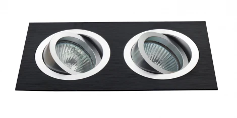 Встраиваемый точечный светильник Donolux SA152x SA1522-Alu/Black (220V)