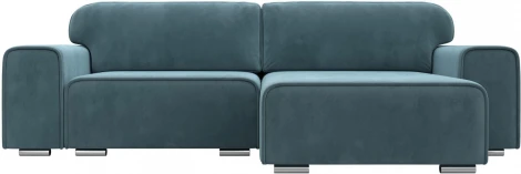 Диван угловой Лига-029 правый угол (Бирюзовый/Велюр) Лига Диванов арт.121925