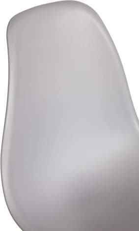 Стул CINDY (EAMES) (mod. 1801) / 1 шт. в упаковке (Дерево бук,Металл,Пластик /Светло-серый)