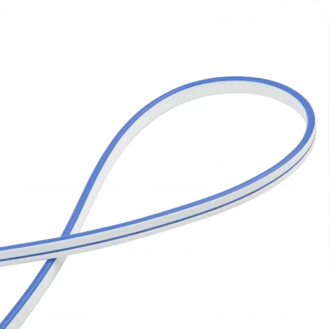 Гибкая светодиодная лента катушка 5м синий свет Uniel Neon ULS-N01-2835-120LED/m-6mm-IP67-DC12V-9W/m-5M-BLUE блистер