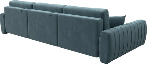 Диван угловой Лига-057 НПБ Лонг угол левый Лига Диванов (Велюр) арт.129298L