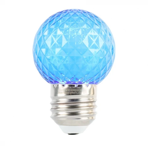 Лампа светодиодная Feron LB-385 52162 шарик синий прозрачный E27 1W 230V